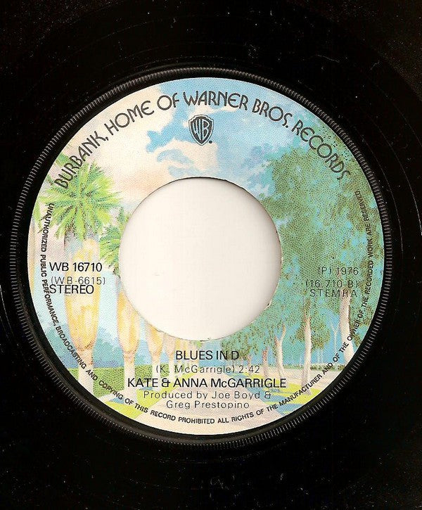 Kate & Anna McGarrigle : Complainte Pour Ste-Catherine (7",45 RPM,Single)