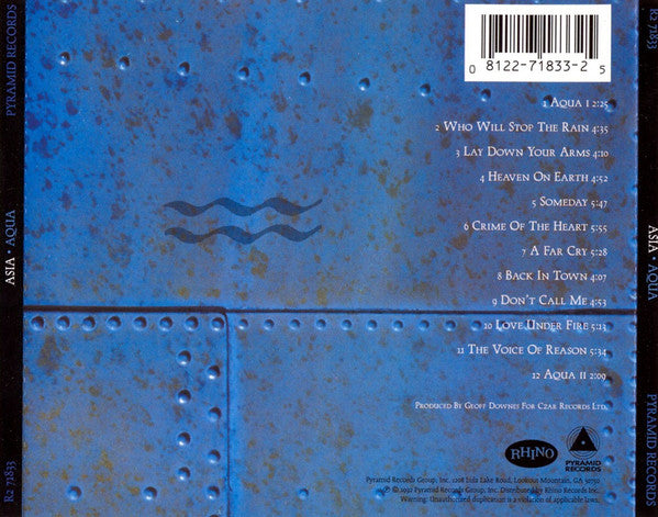 Asia (2) : Aqua (Album)