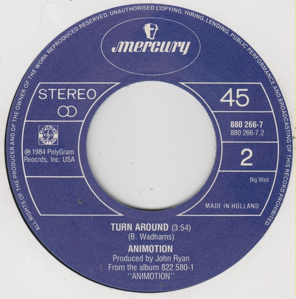 Animotion : Obsession (7",45 RPM,Single)