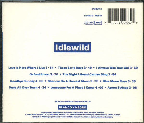 Everything But The Girl : Idlewild (Album)