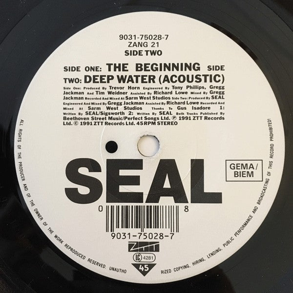 Seal : The Beginning (7",45 RPM,Single)