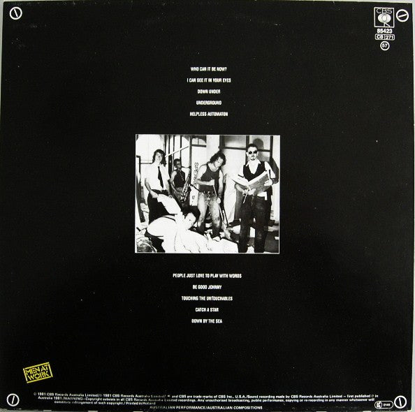 Men At Work : Business As Usual (LP,Album,Stereo)
