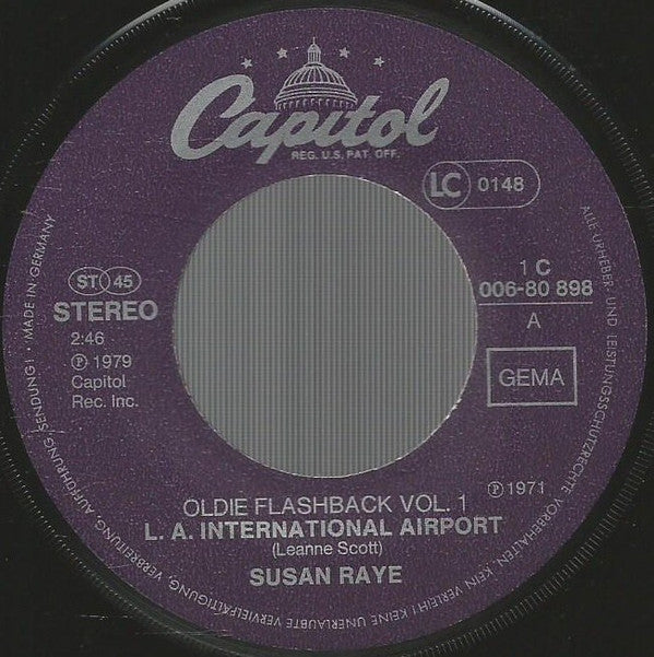 Susan Raye : L.A. International Airport / Merry-Go-Round Of Love (7",Single,45 RPM,Reissue)