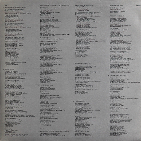 Paul Simon : Paul Simon (LP,Album)