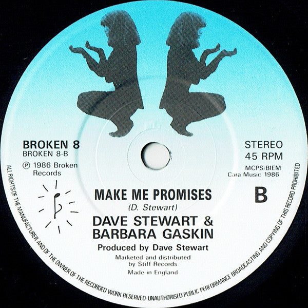 Dave Stewart & Barbara Gaskin : The Locomotion (7",45 RPM,Single)