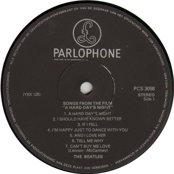 Beatles, The : A Hard Day's Night (LP,Album,Reissue,Stereo)