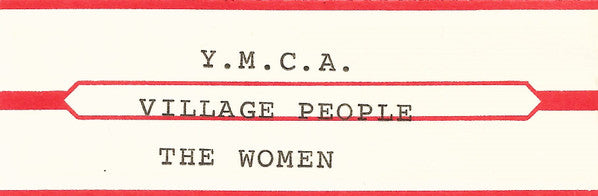Village People : Y.M.C.A. (7",45 RPM,Single,Stereo)