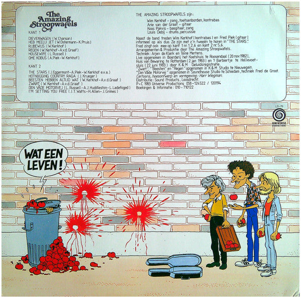 Amazing Stroopwafels, The : Wat Een Leven (LP,Album)