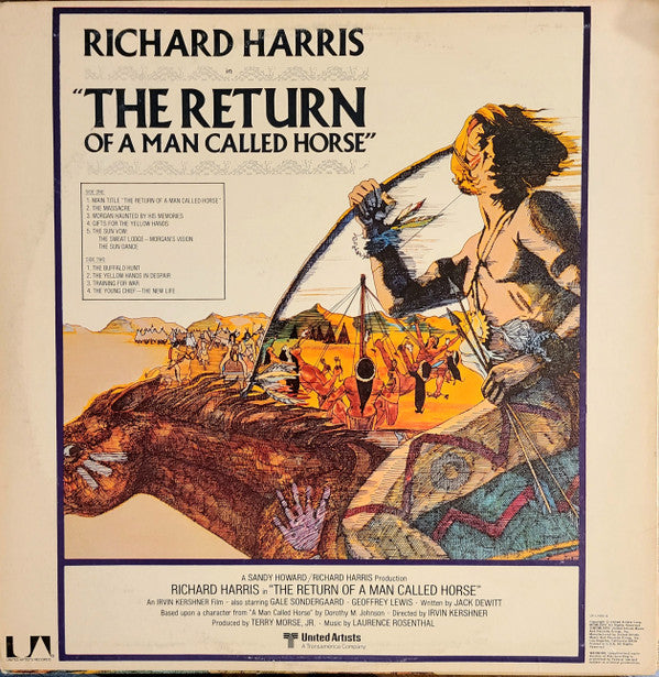 Laurence Rosenthal : The Return Of A Man Called Horse (Original Motion Picture Soundtrack) (LP,Album)