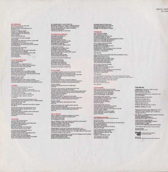 Chris Rea : On The Beach (LP,Album,Stereo)