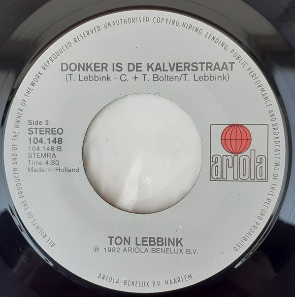 Ton Lebbink : Voetbalknieën (7")