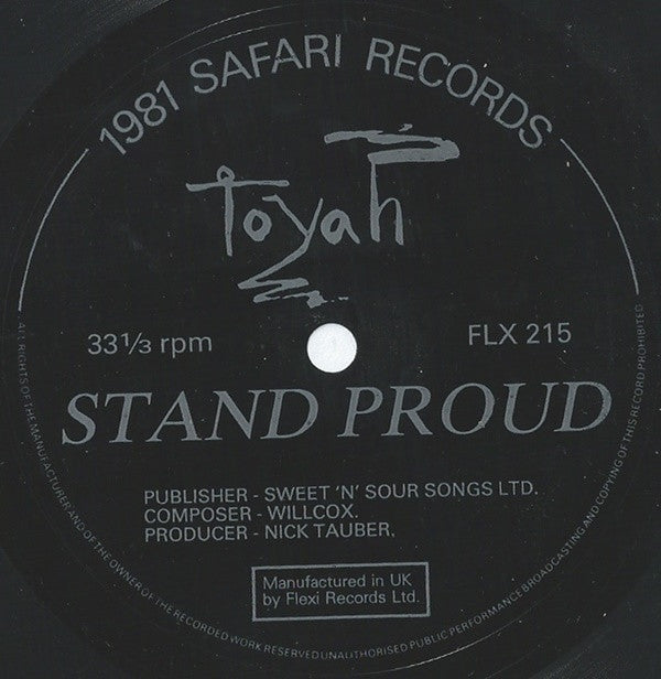 Toyah (3) : Four More From Toyah (7",33 ⅓ RPM,EP)