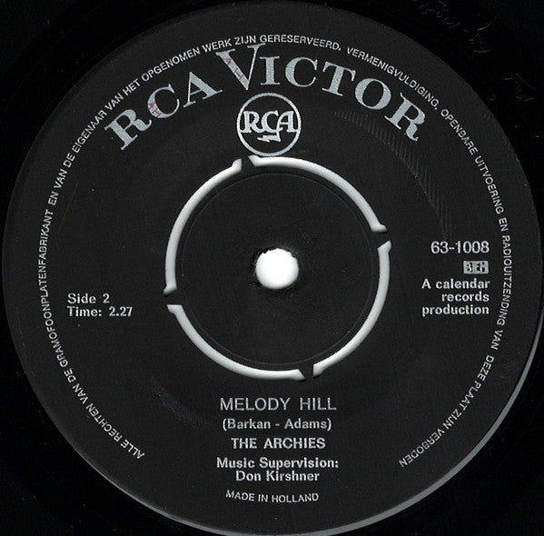 Archies, The : Sugar Sugar (7",45 RPM,Single,Mono)