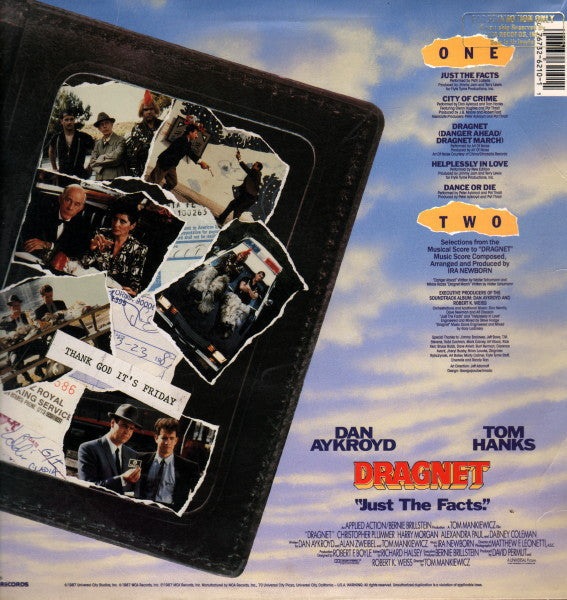Various : Dragnet - Music From The Motion Picture Soundtrack (LP,Album)