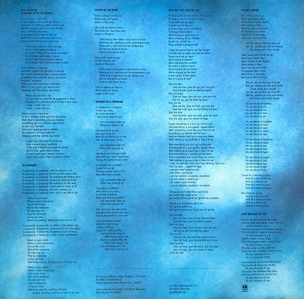 Roger Hodgson : In The Eye Of The Storm (LP,Album,Stereo)