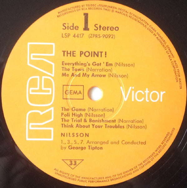 Harry Nilsson : The Point! (LP, Album)