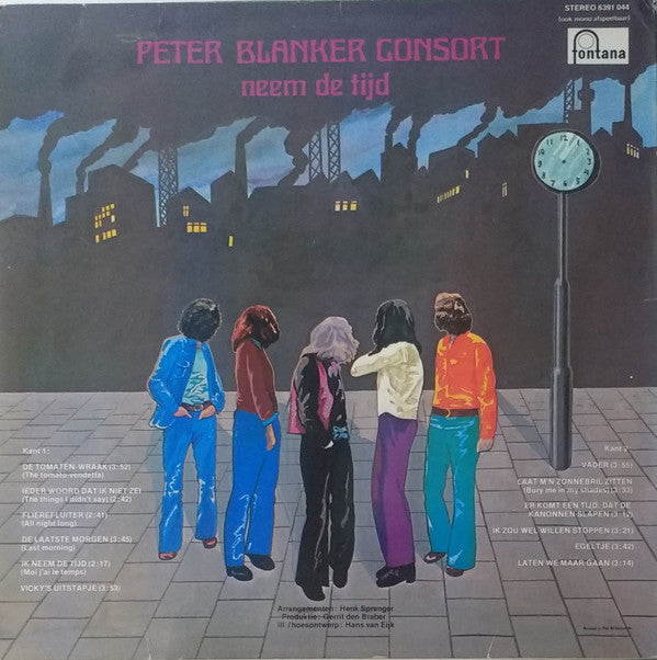 Peter Blanker Consort : Neem De Tijd (LP,Album)
