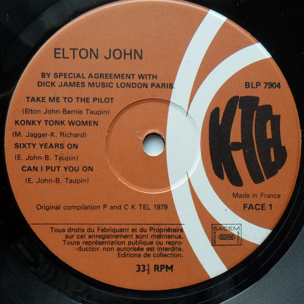 Elton John : Recital - In Concert (LP,Compilation)