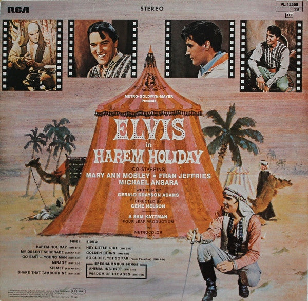 Elvis* : Harem Holiday (LP, Album, RE)