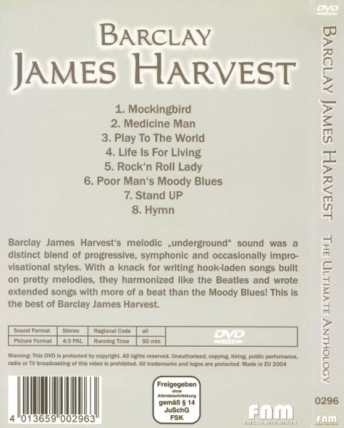 Barclay James Harvest : The Ultimate Anthology (DVD-Video,PAL)