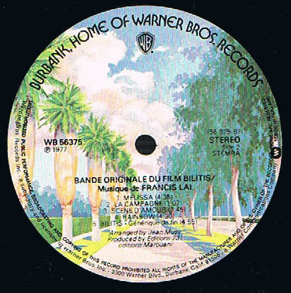 Francis Lai : Bilitis (Bande Originale Du Film) (LP,Album)