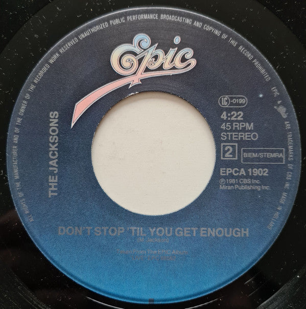 Jacksons, The : Things I Do For You (7",45 RPM)