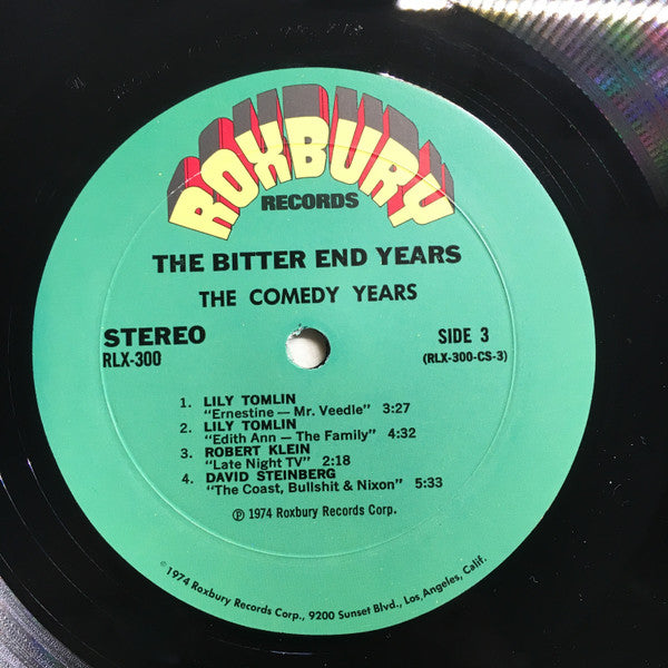 Various : The Bitter End Years (LP,Compilation)
