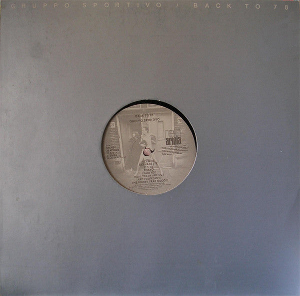 Gruppo Sportivo : Back To 78 (LP, Album)