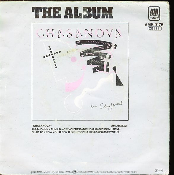 Chas Jankel : Questionnaire (7",45 RPM)