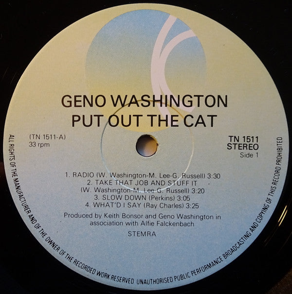 Geno Washington : Put Out The Cat (LP,Album)