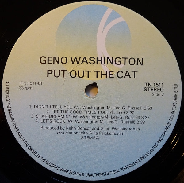 Geno Washington : Put Out The Cat (LP,Album)