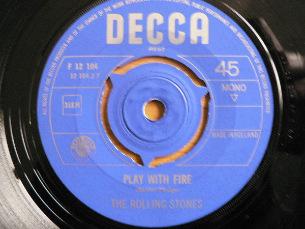 Rolling Stones, The : The Last Time / Play With Fire (7",45 RPM,Single,Mono)