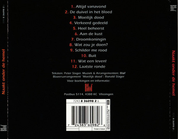 Bløf : Naakt Onder De Hemel (Album)