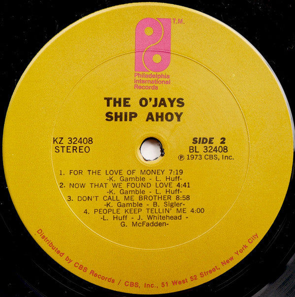 O'Jays, The : Ship Ahoy (LP,Album)