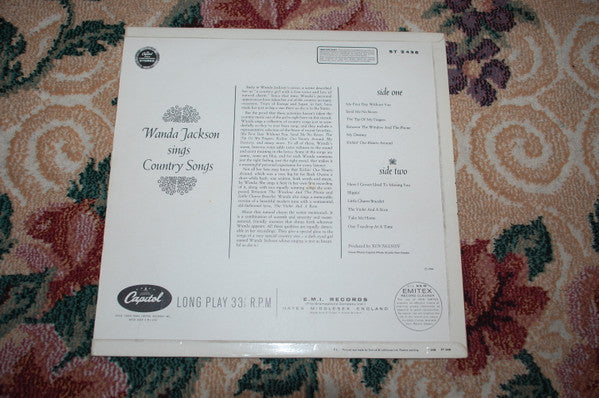 Wanda Jackson : Wanda Jackson Sings Country Songs (LP, Album)