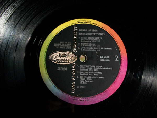 Wanda Jackson : Wanda Jackson Sings Country Songs (LP, Album)