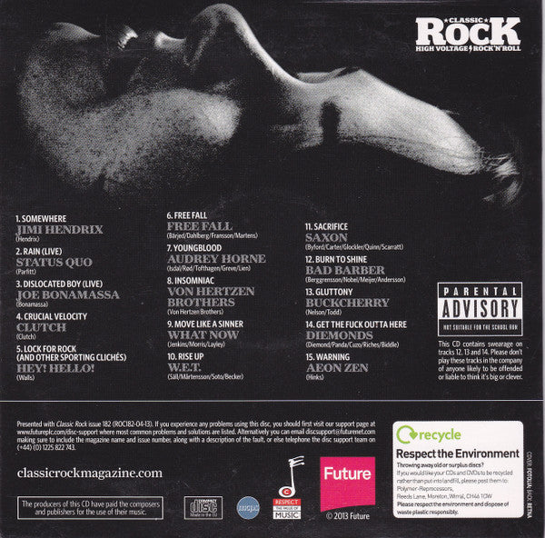 Various : The Classic Rock Machine Turns You On (Compilation)