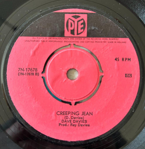 Dave Davies : Hold My Hand (7")