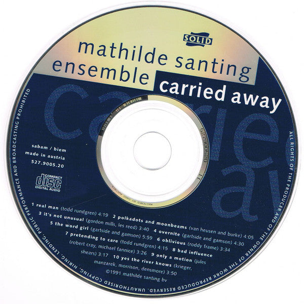 Mathilde Santing Ensemble, The : Carried Away (Album)