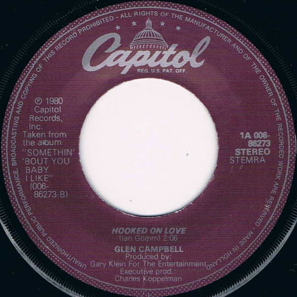 Glen Campbell : Hollywood Smiles (7",45 RPM,Single,Stereo)