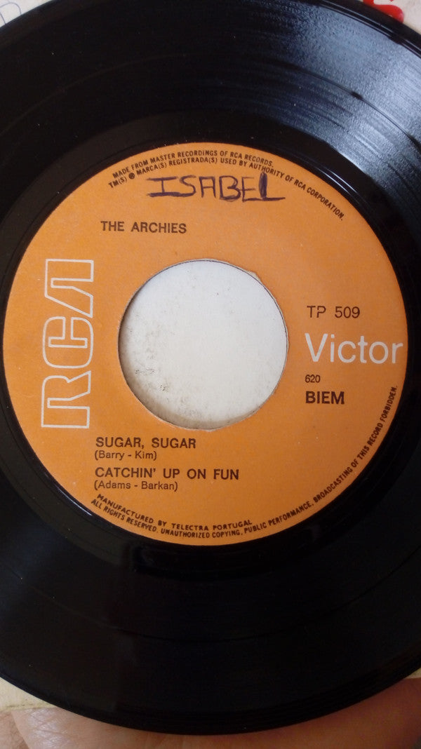 The Archies : Sugar, Sugar (7", EP, Mono)