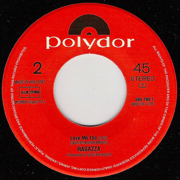 Ragazza (2) : I Believe In Miracles (7",45 RPM,Single)