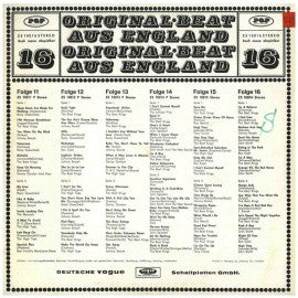 Various : Original Beat Aus England 16. Folge (LP,Compilation)