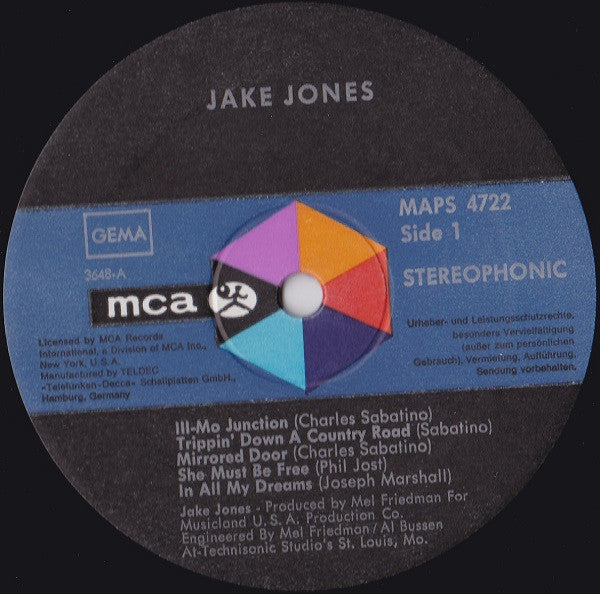 Jake Jones : Jake Jones (LP, Album)