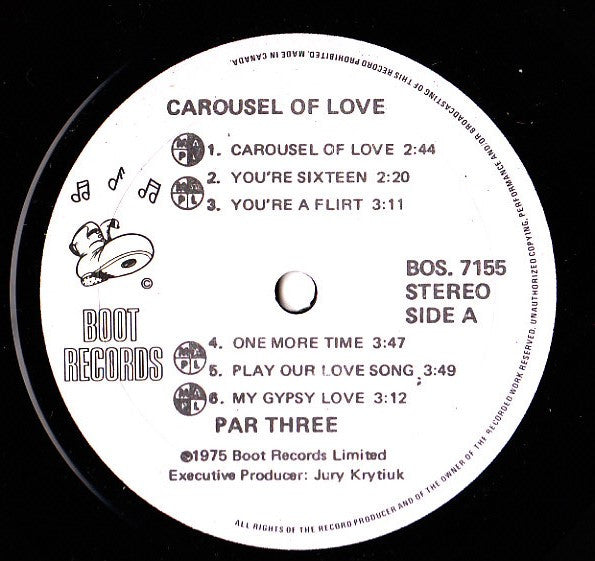Par Three : Carousel Of Love (LP, Album)
