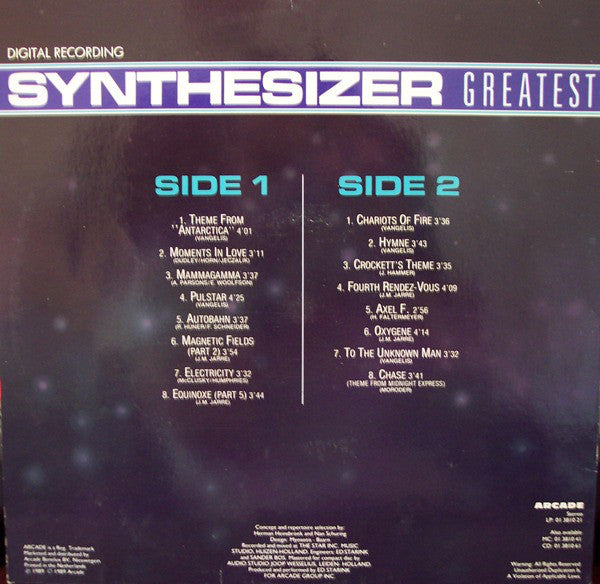 Ed Starink : Synthesizer Greatest (LP,Album)
