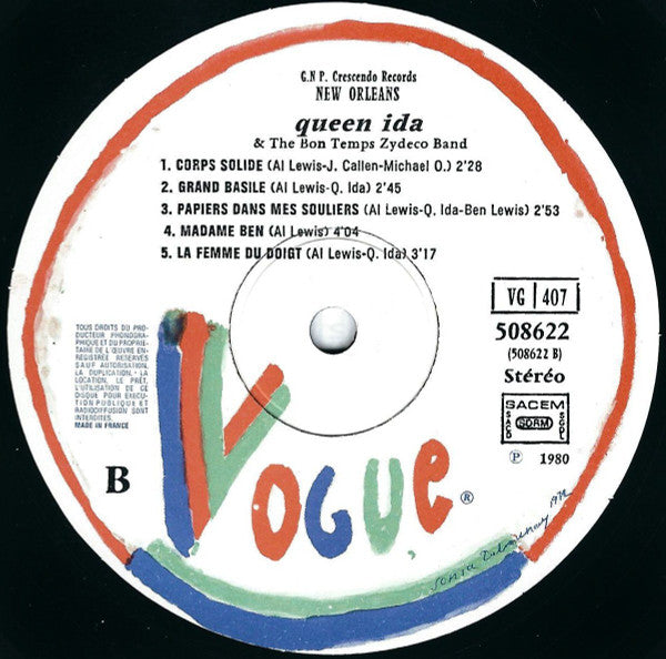 Queen Ida And The Bon Temps Zydeco Band : In New Orleans (LP,Album)