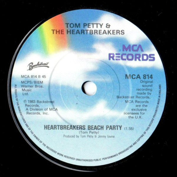 Tom Petty And The Heartbreakers : Change Of Heart (7",45 RPM)