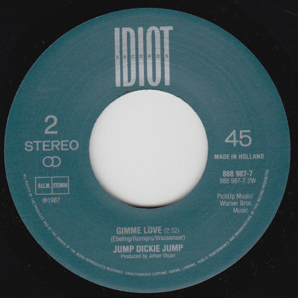 Jump Dickie Jump : The World (Is Coming To An End) (7",45 RPM,Single)