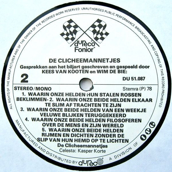De Clicheemannetjes : De Clicheemannetjes (LP,Album,Reissue)